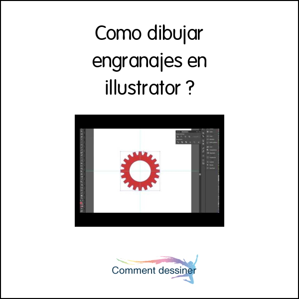 Como dibujar engranajes en illustrator